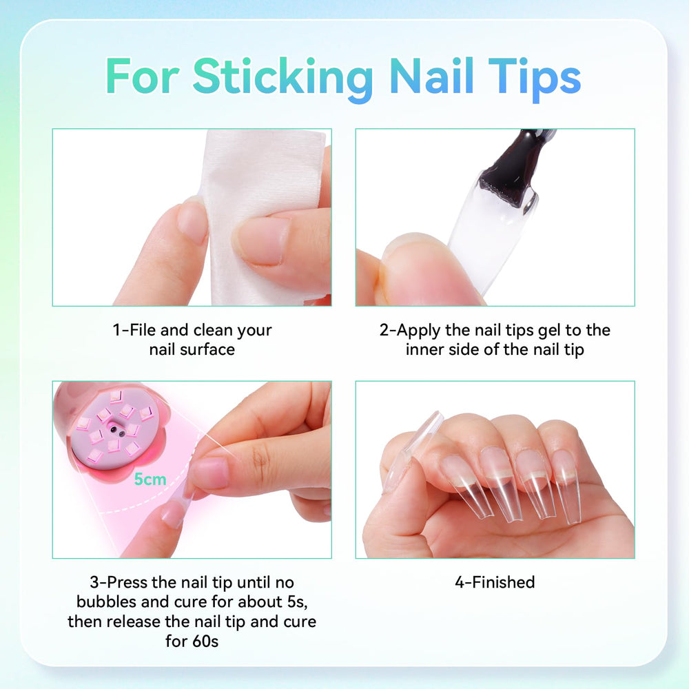 Makartt UV Nail Lamp LCD display clearly shows battery life and timer status.