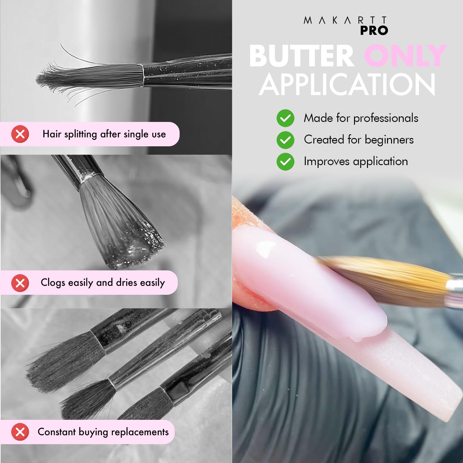 MakarttPro Kolinsky brush cleaning demo promotes long-lasting performance