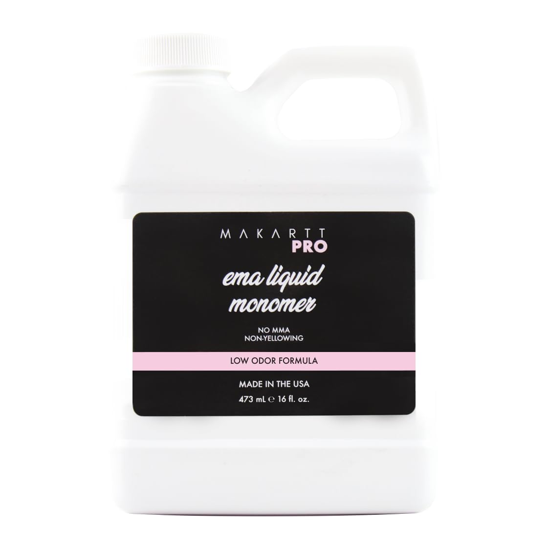 MakarttPro liquid monomer low-odor bottle supports comfortable acrylic application for pros