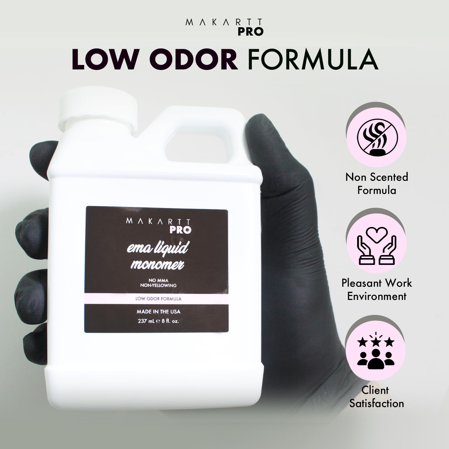 MakarttPro non-yellowing finish showcased to preserve nail art clarity