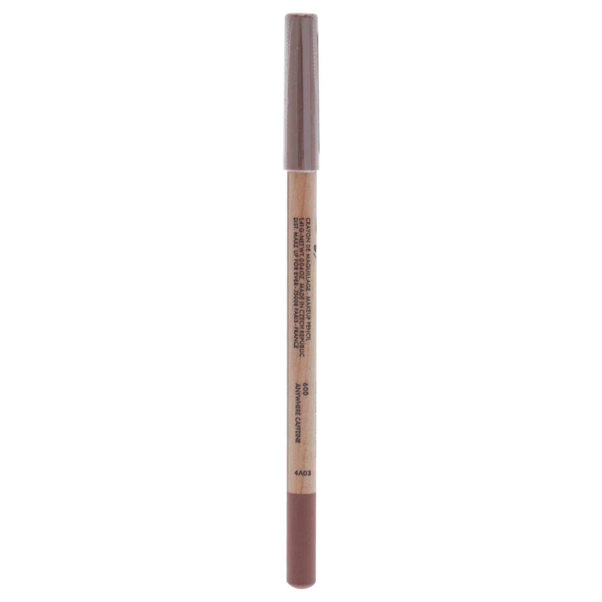 Make Up For Ever Artist Color Pencil 600 Anywhere Caffeine lines lips with controlled color.