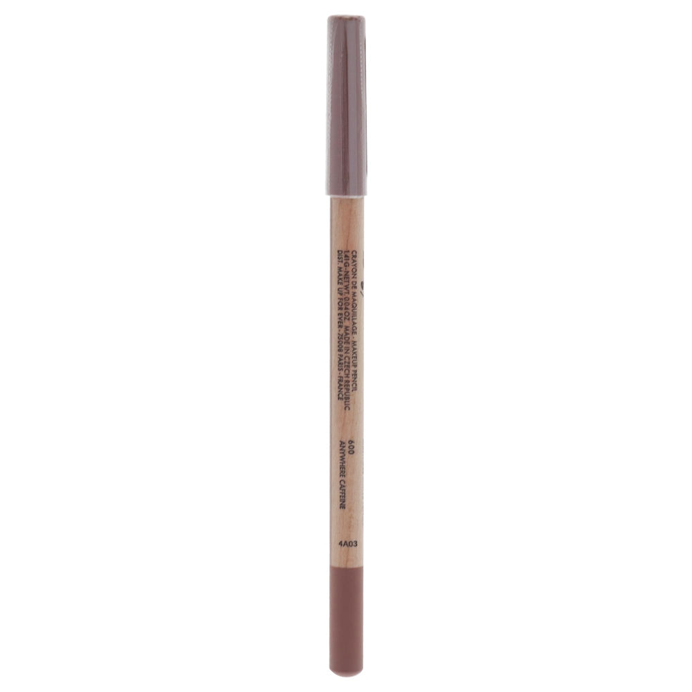Make Up For Ever Artist Color Pencil 600 Anywhere Caffeine lines lips with controlled color.