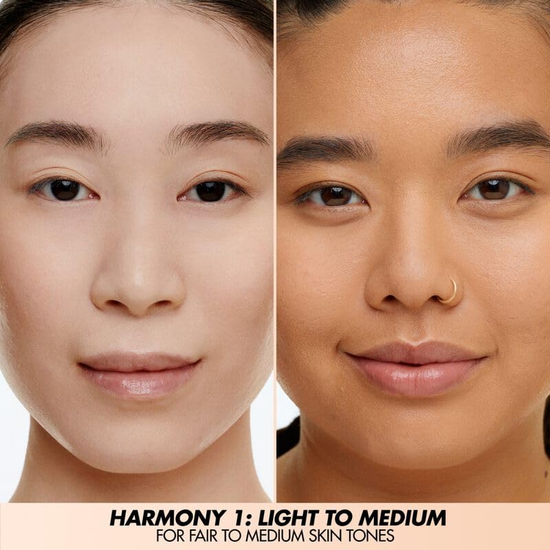 Make Up For Ever HD Skin Face Essentials Palette Harmony 1 compact design accommodates on-the-go touch-ups.