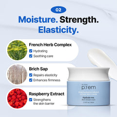 MAKEP:REM Hydrate Me application routine shows quick absorption for makeup-ready skin.