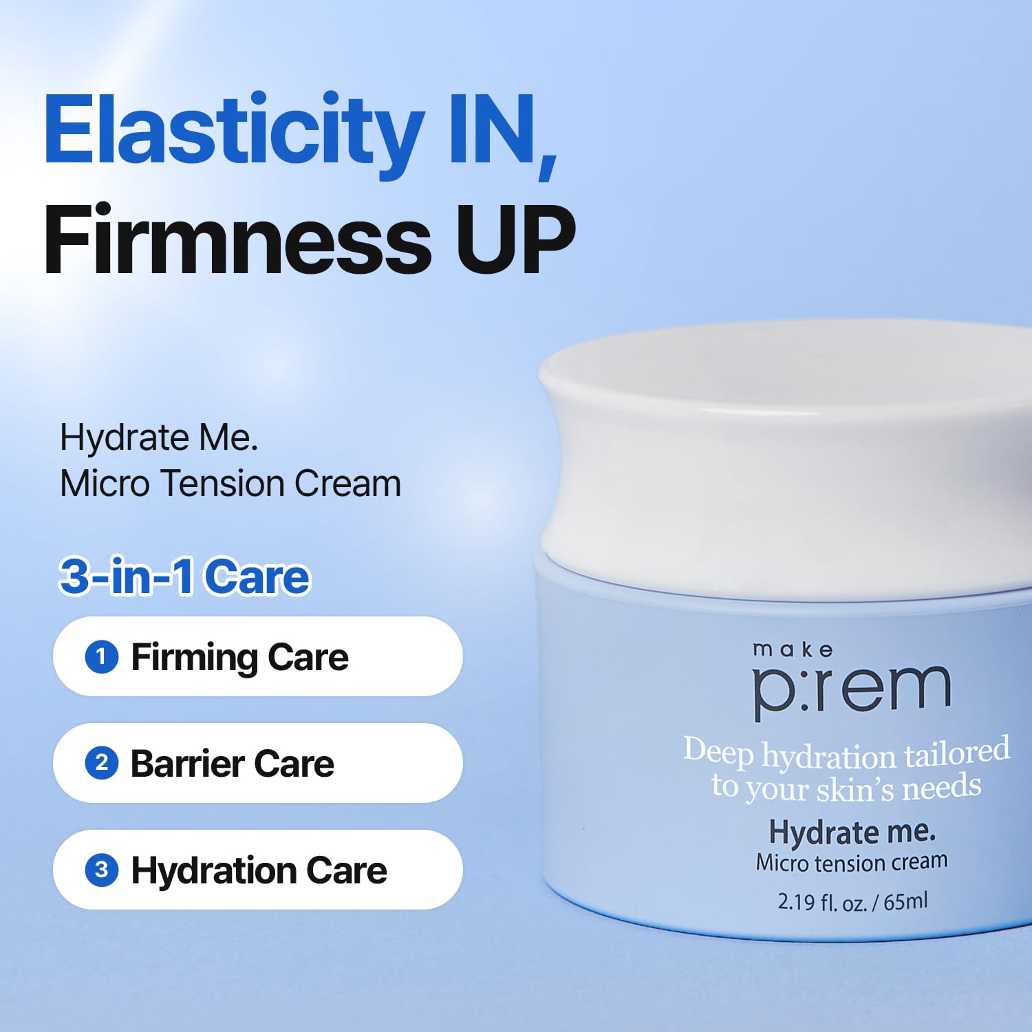 MAKEP:REM Hydrate Me texture closeup reveals a jelly gel formula for smooth, non-sticky hydration.