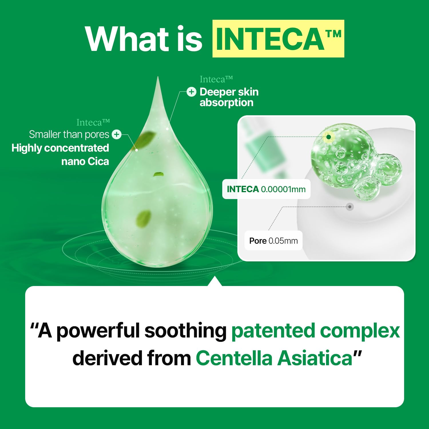 MAKEP:REM INTECA Soothing Cream applying on skin to demonstrate immediate soothing.