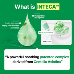 MAKEP:REM INTECA Soothing Cream applying on skin to demonstrate immediate soothing.