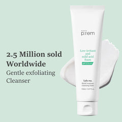 MAKEP:REM Safe Me. Micro-bubble foam provides soft yet effective impurity removal.