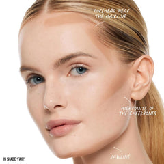 Makeup by Mario SoftSculpt Light stick closeup illustrates creamy swirls for seamless shading