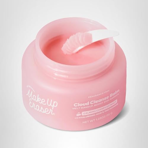 MakeUp Eraser Cloud Cleanse Balm packaging and key ingredients highlight double-cleanse PRO TIP.