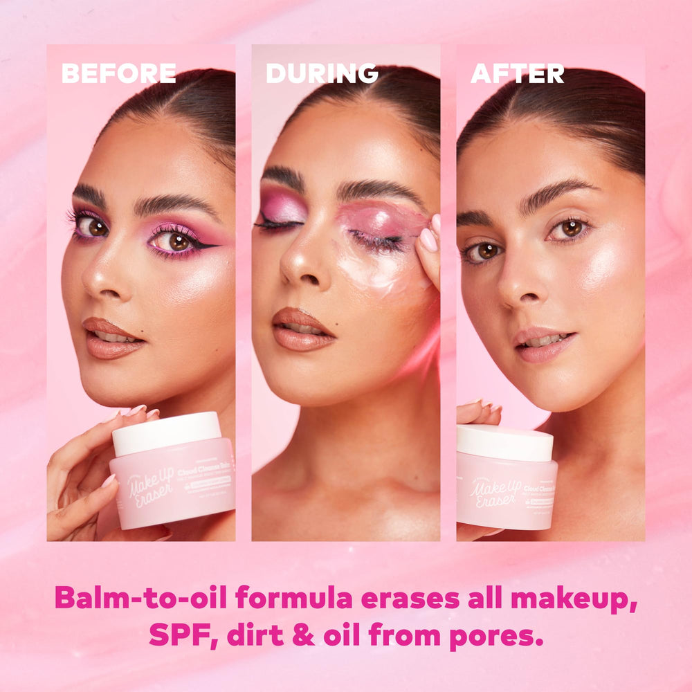 MakeUp Eraser Cloud Cleanse Balm emulsification helps lift impurities with minimal residue