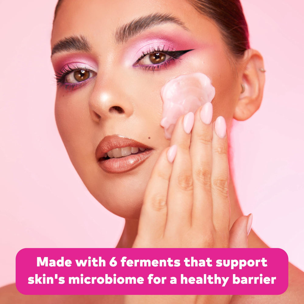 MakeUp Eraser Cloud Cleanse Balm fragrance-free label signals sensitive-skin friendly formulation.