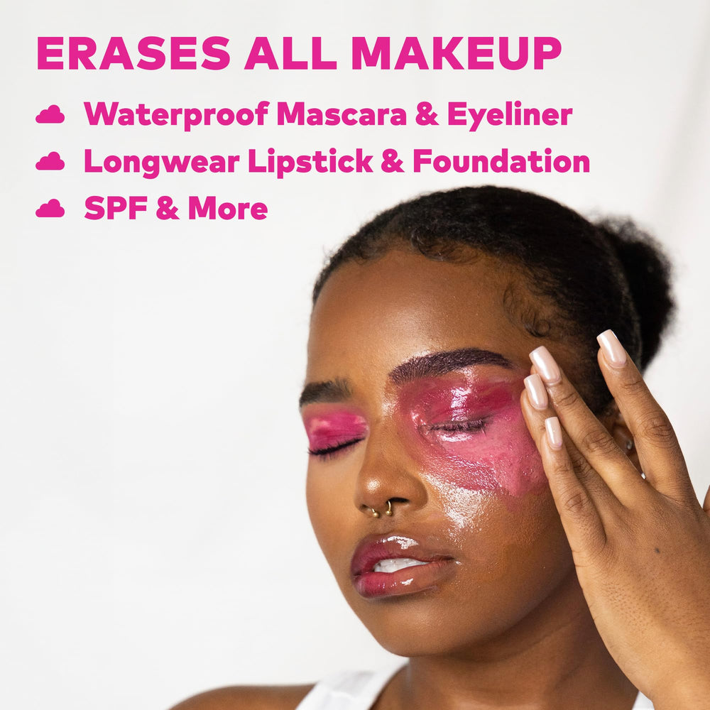 MakeUp Eraser Cloud Cleanse Balm hyaluronic acid visuals for moisture retention.