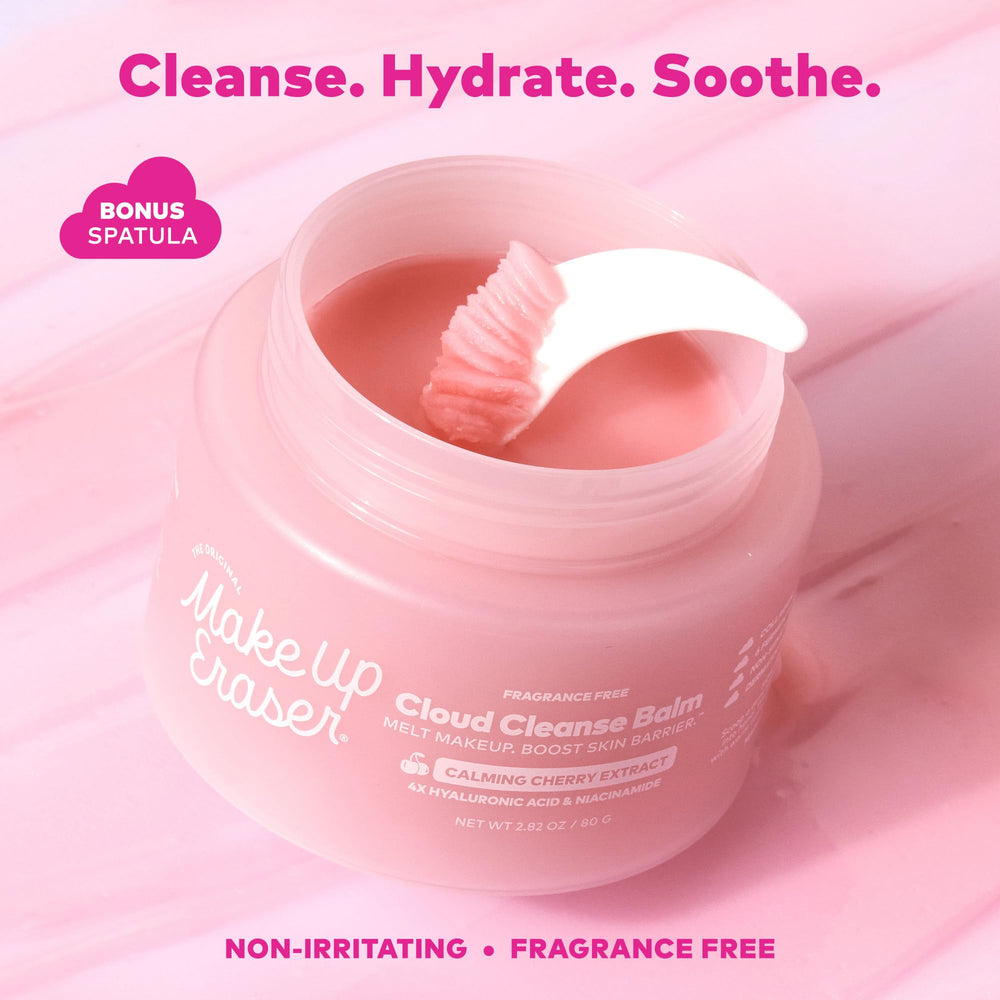 MakeUp Eraser Cloud Cleanse Balm Niacinamide highlight for even tone support