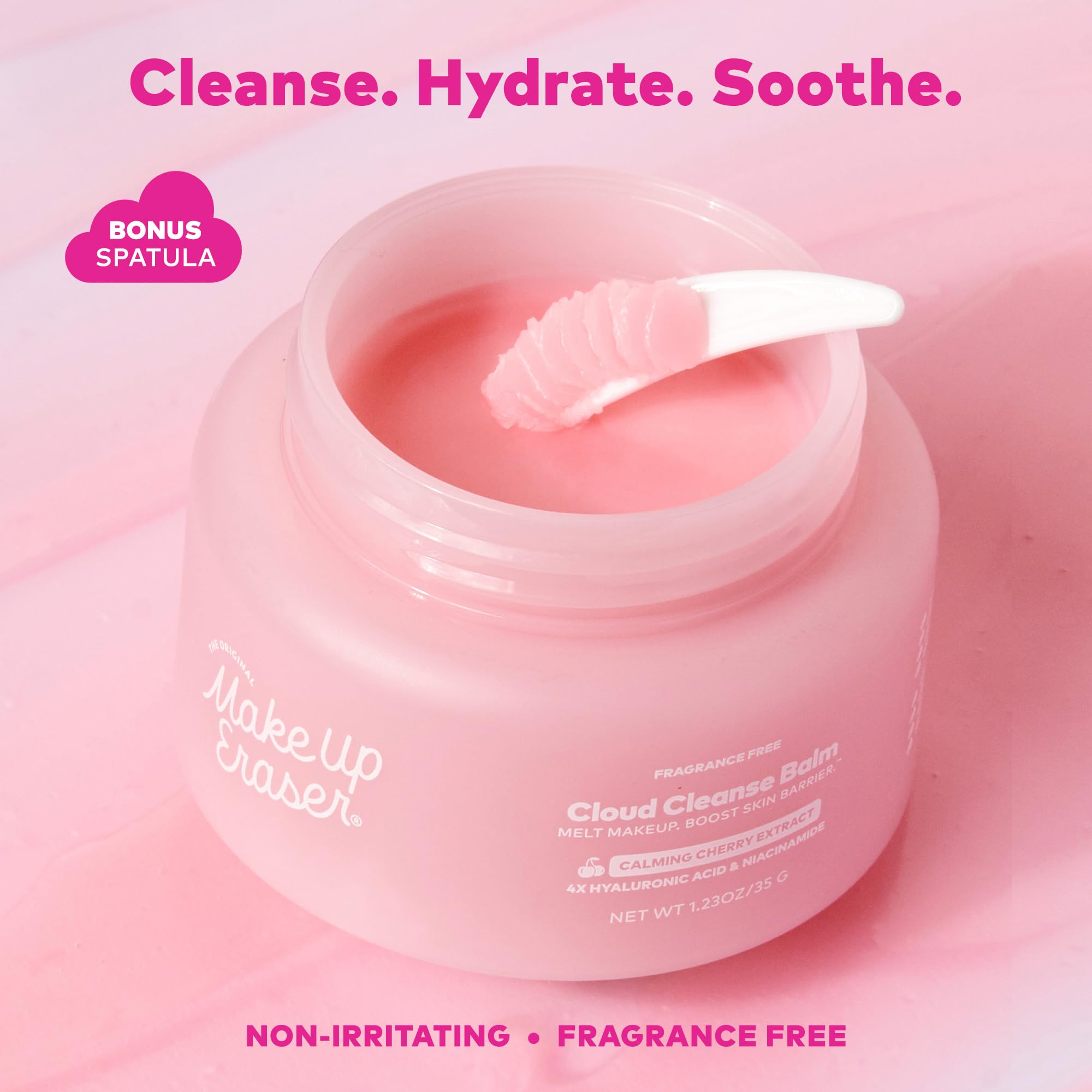 MakeUp Eraser Cloud Cleanse Balm niacinamide focus on even skin tone.