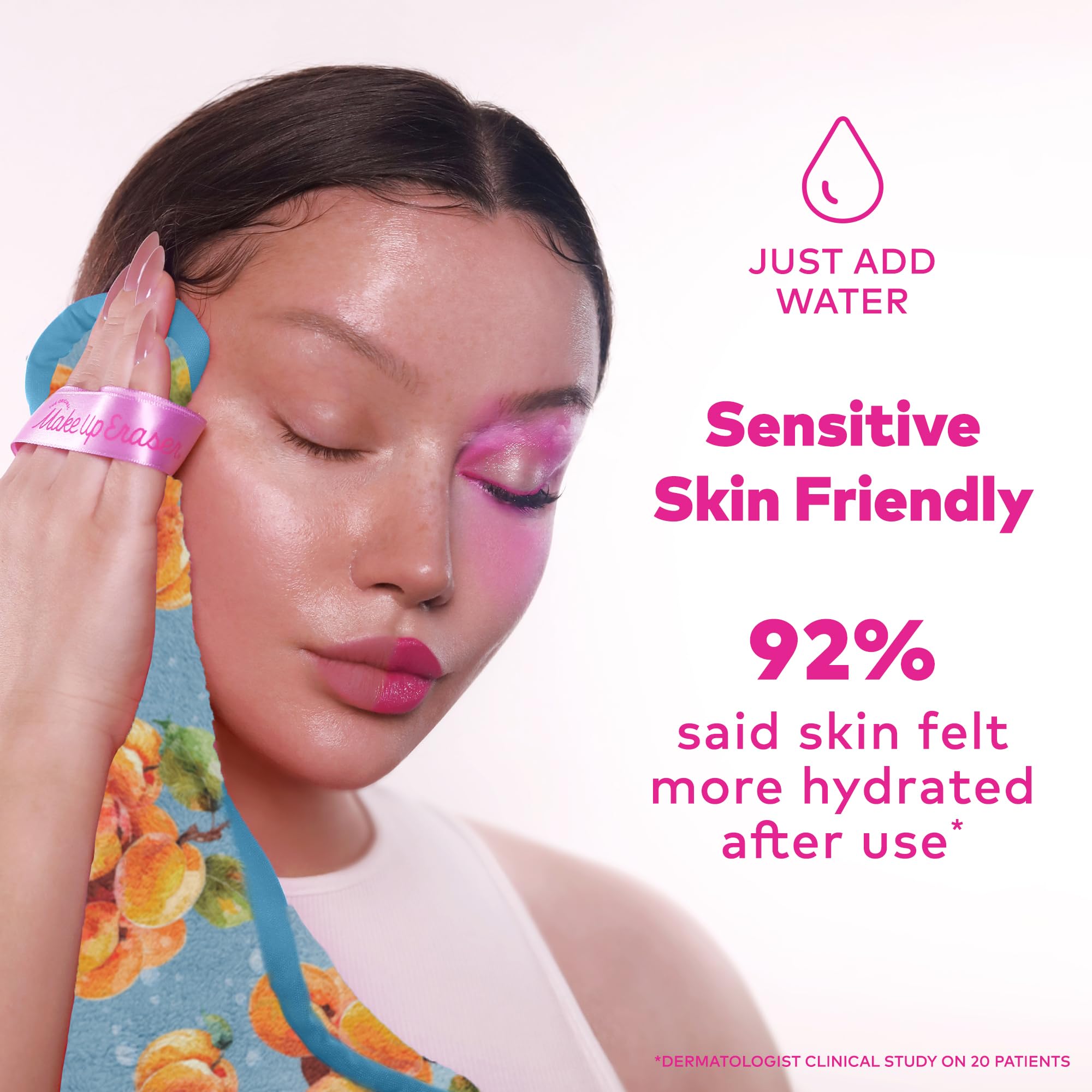 MakeUp Eraser supports eco-friendly routines by cutting disposable wipes.