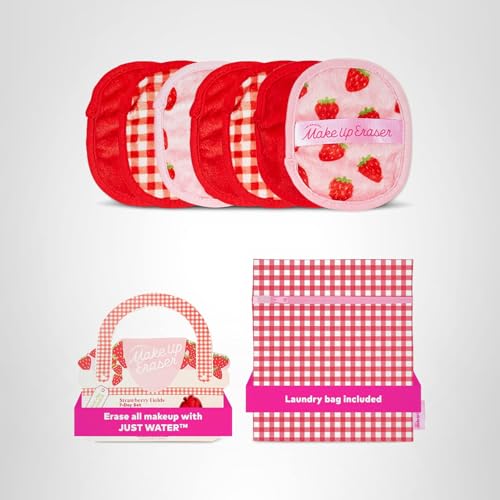 MakeUp Eraser hair clip included shows travel-ready convenience and hands-free removal sessions.