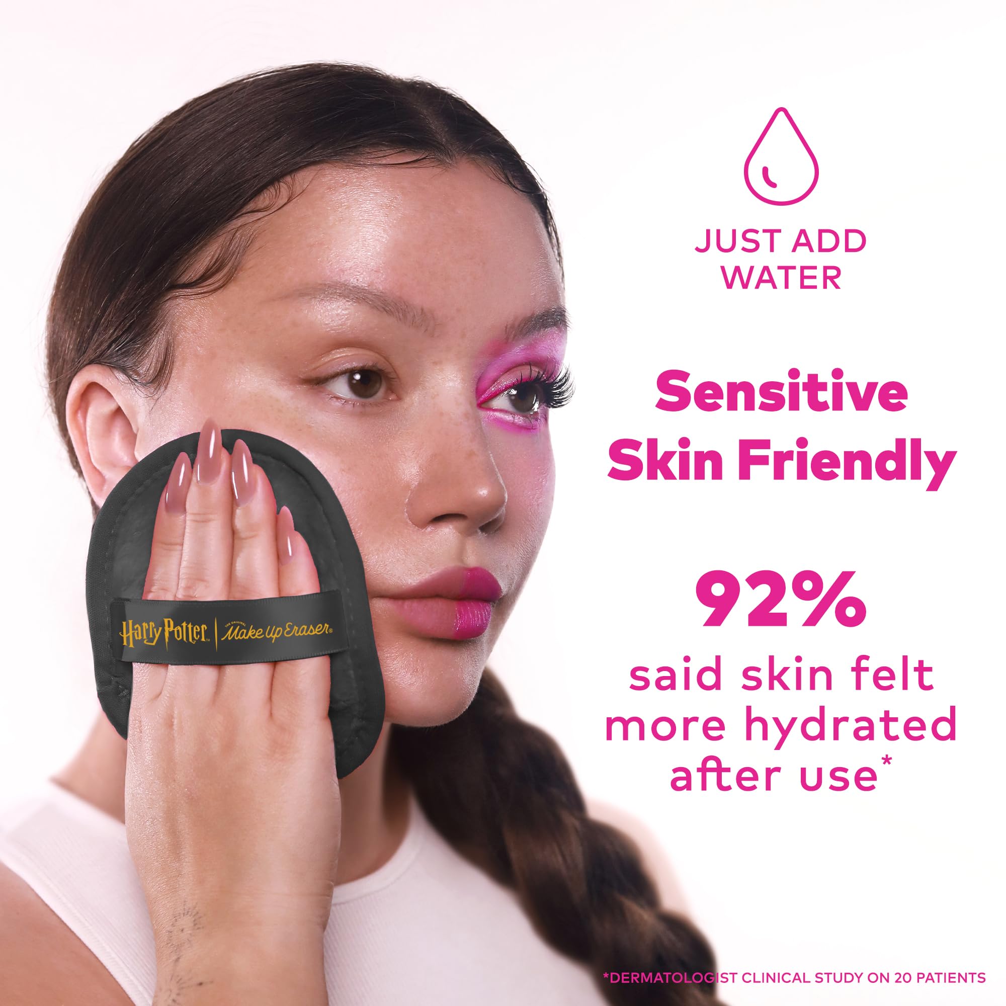 MakeUp Eraser daily routine with seven cloths for simple removal