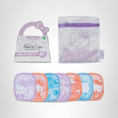 MakeUp Eraser Hello Kitty packaging and set contents