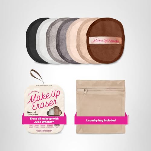 MakeUp Eraser machine-washable fibers highlight easy cleaning and reuse