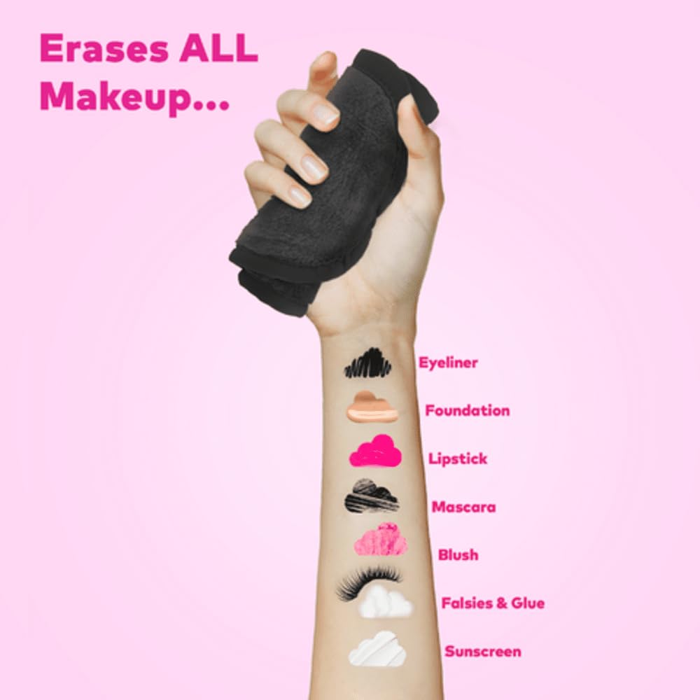 MakeUp Eraser Mini PRO is reusable and machine washable for less waste.