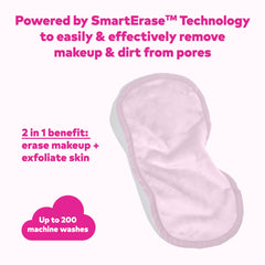 MakeUp Eraser Mini PRO silver-infused fibers offer a refreshingly clean feel.
