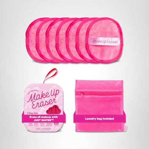 MakeUp Eraser Original Pink 7ct set shown for daily makeup removal.