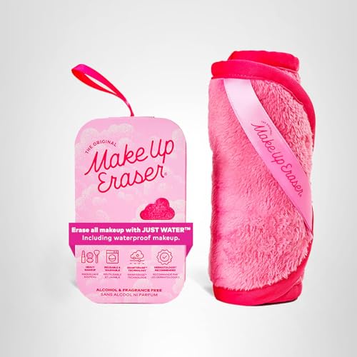 MakeUp Eraser Original Pink machine-washable fibers for long-lasting use