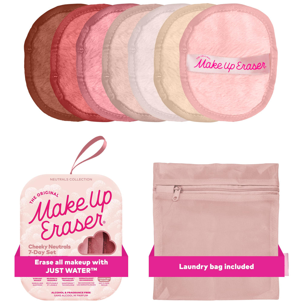 MakeUp Eraser Original Set demonstrates water-only makeup removal for a clean, refreshed face.