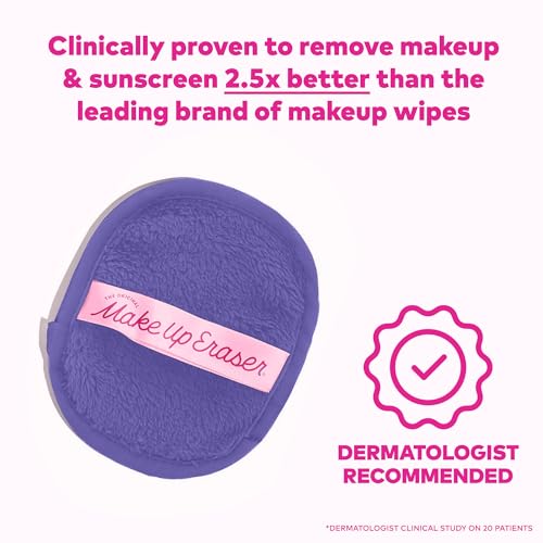 MakeUp Eraser Original seven-day set cloths flatlay highlighting gentle exfoliation during cleansing