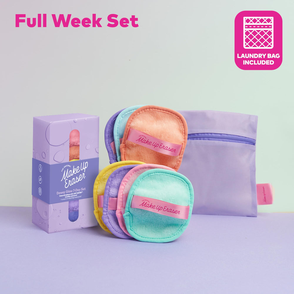 MakeUp Eraser Original seven-day set fibers in action for quick cleansing without disposables