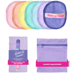 MakeUp Eraser Original seven-day set packaging showing cloths for water-only makeup removal