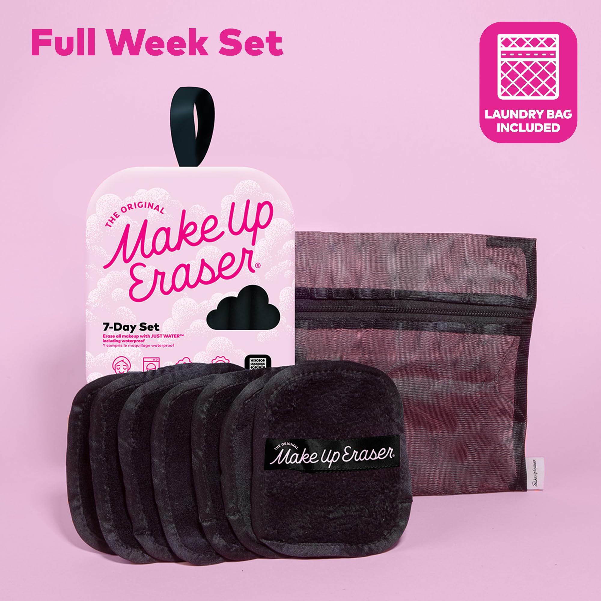 MakeUp Eraser Original Washable Reusable stresses sustainability and zero-waste.