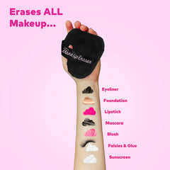 MakeUp Eraser Original Waterproof Makeup Demo showcases mascara and eyeliner removal.