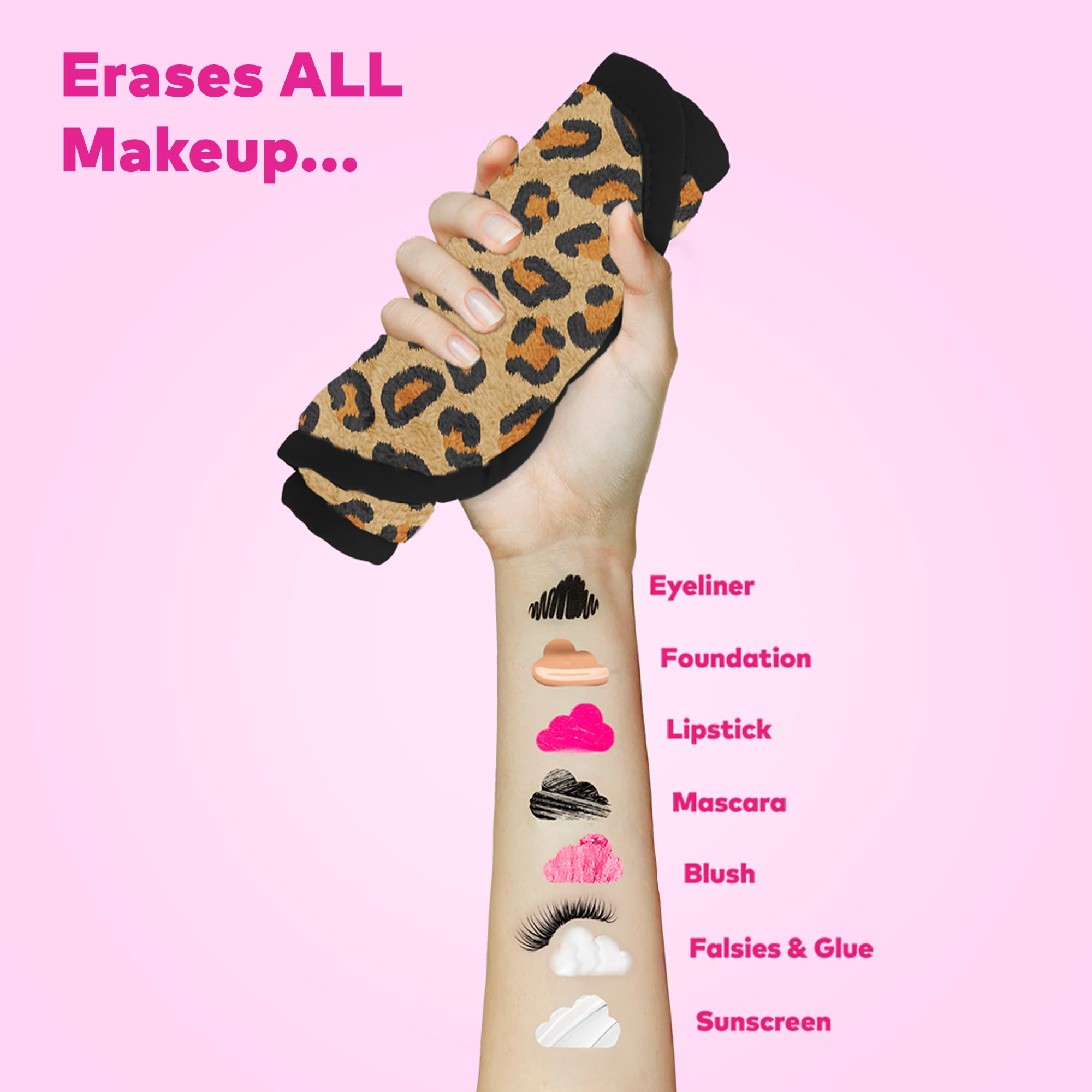 MakeUp Eraser Pro lightweight fabric is washable and reusable for daily routines