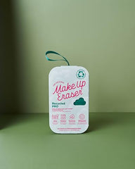 MakeUp Eraser Pro user demonstrates two in one erase and exfoliate sides