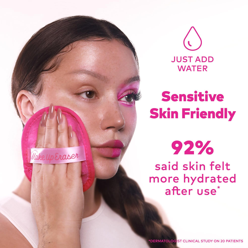 MakeUp Eraser reusable and machine washable cloth reduces waste in daily routines.