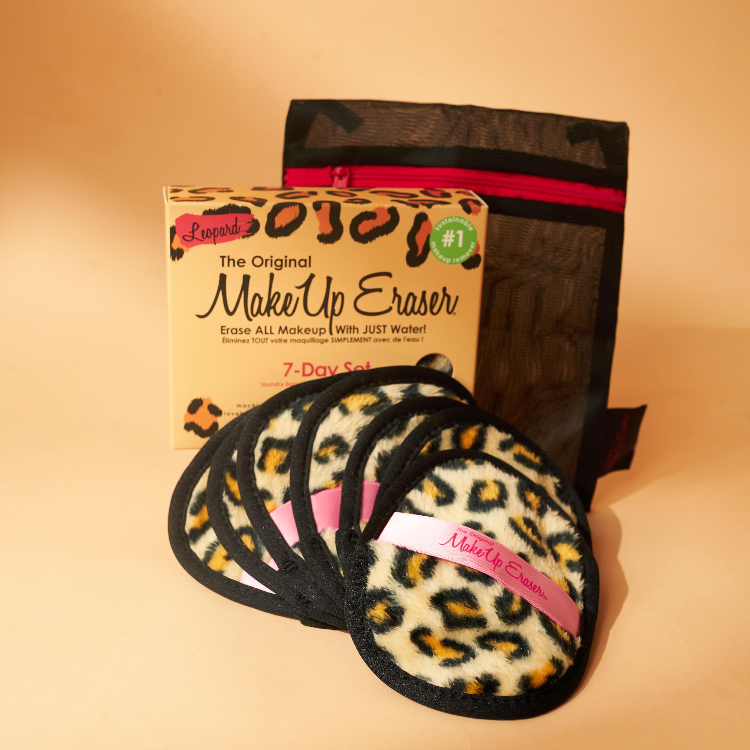 MakeUp Eraser sustainability concept image shows a waste-free alternative to disposable wipes.