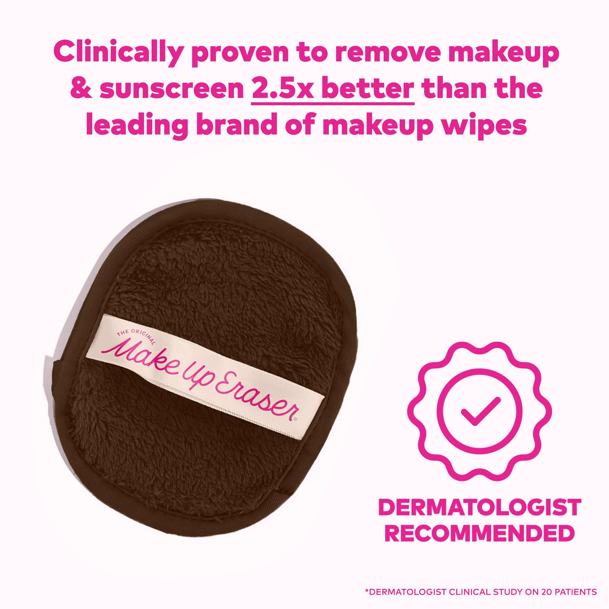 MakeUp Eraser water activated fibers closeup showing cloud soft texture for cleansing.