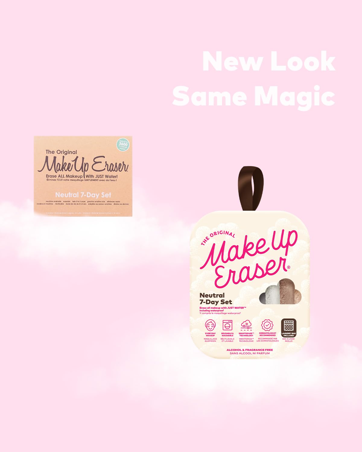 MakeUp Eraser waterproof mascara removal demo illustrating stubborn makeup without disposables