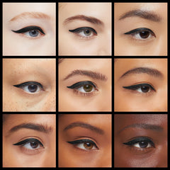 Make Up For Ever Aqua Resist Pencil on waterline demonstrates safe use and long wear