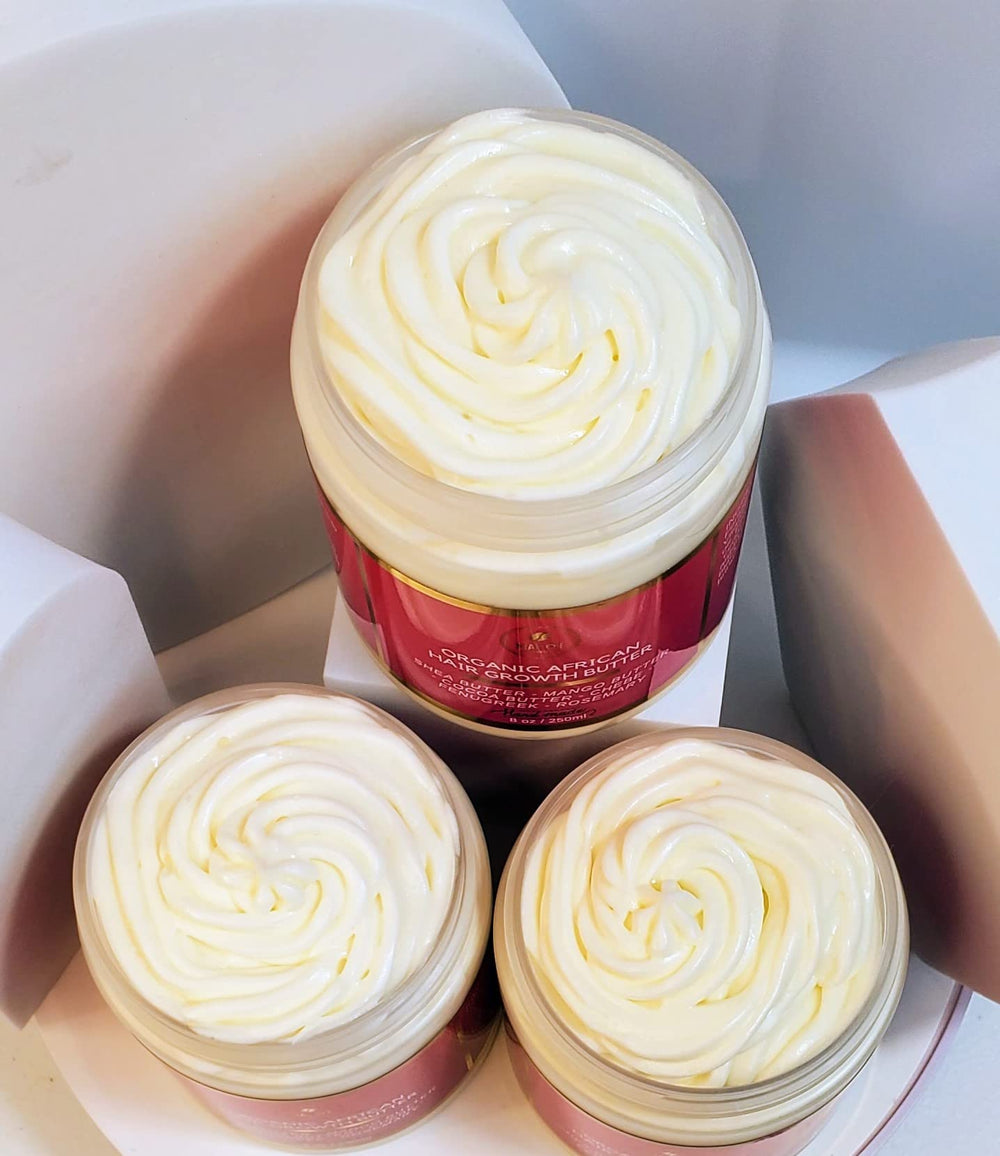 Makof Beauty Chebe Butter texture on curls demonstrates smooth application and define.