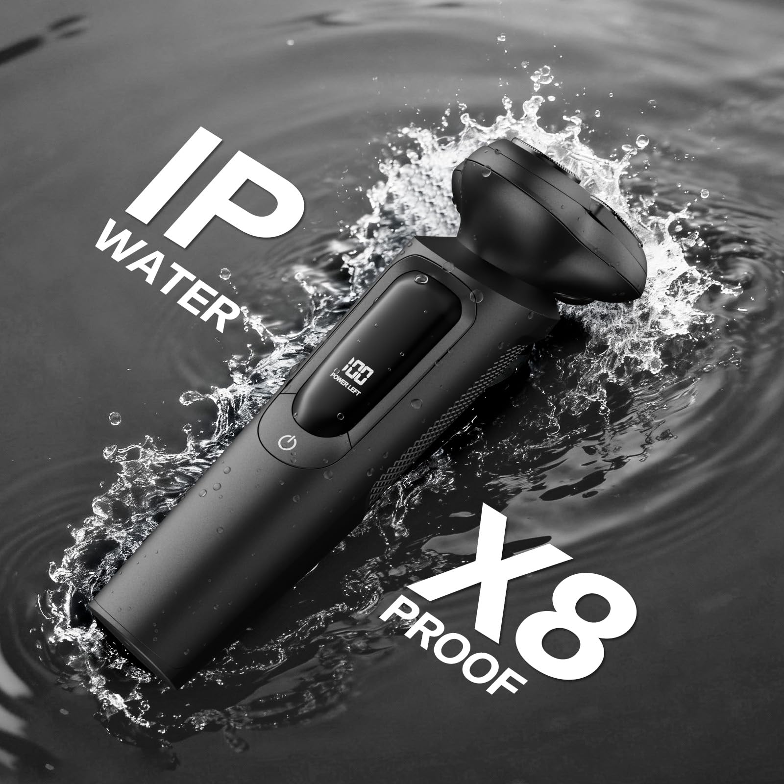 MALEGEBAZ electric-razor-ipx8-waterproof for versatile wet and dry use