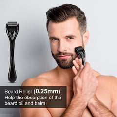 MALE GOD batana oil bottle shown, supporting nourishing ingredients for healthier facial hair.