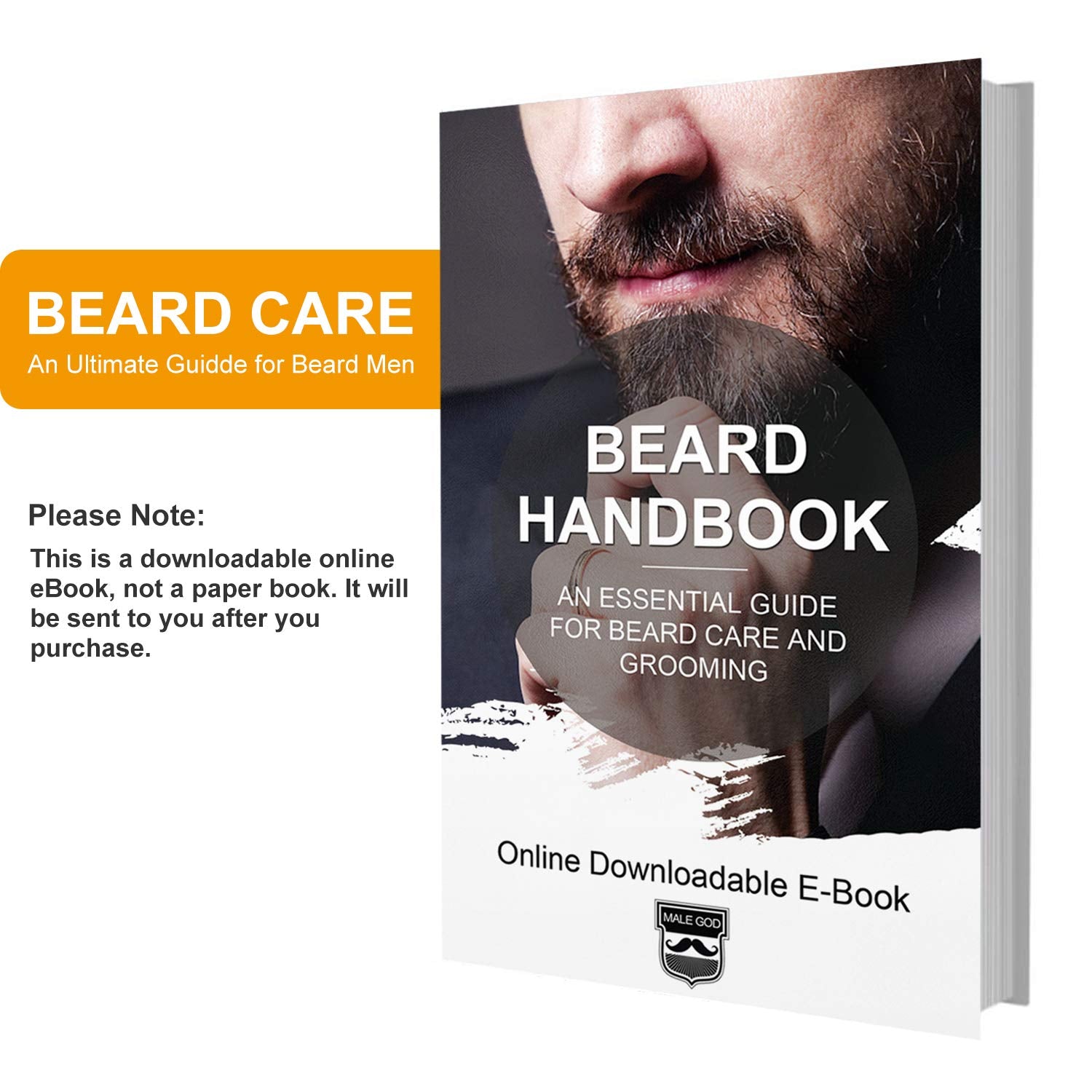 MALE GOD beard care set packaging emphasizes gift-ready presentation.