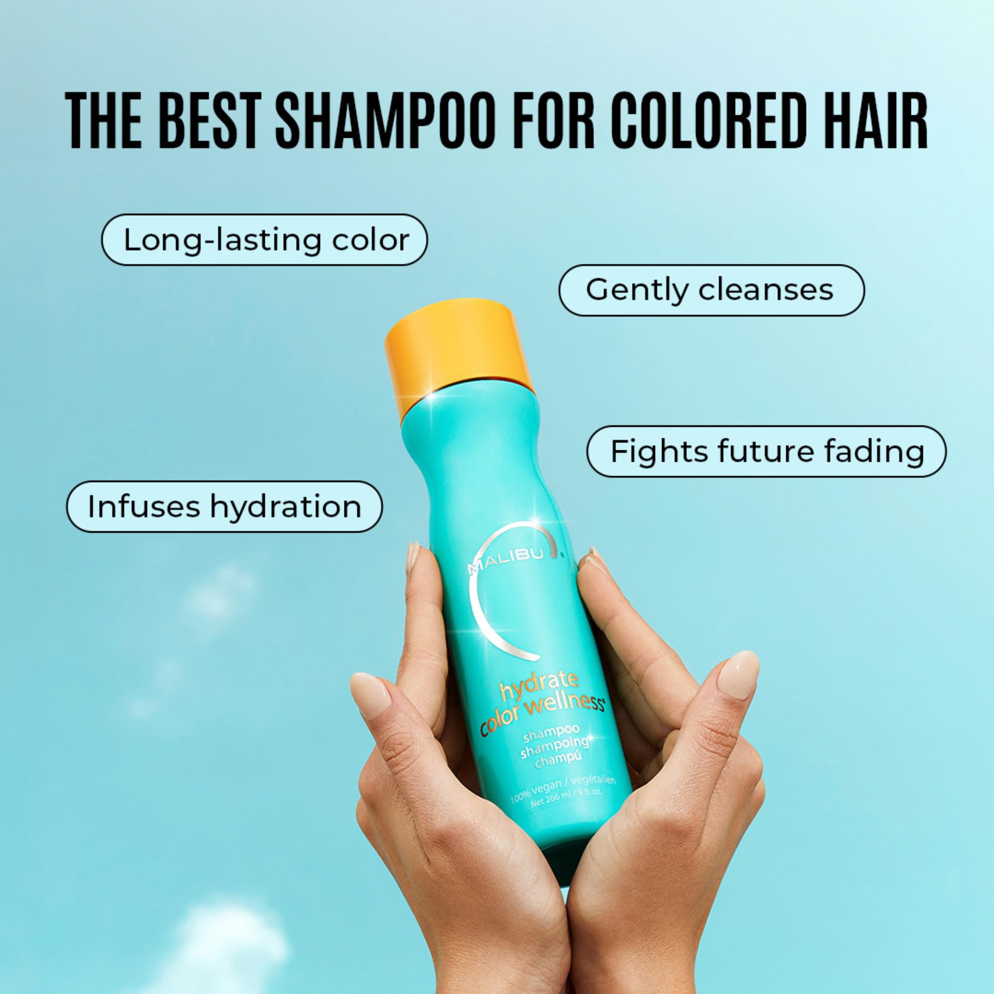 Malibu C Hydrate Color Wellness Shampoo vegan ingredients indicate eco-friendly care