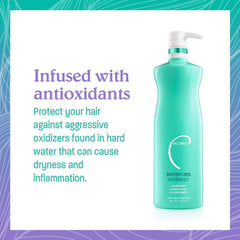 Malibu C Swimmers Wellness conditioner apply hair shows detangling relief after chlorine exposure.