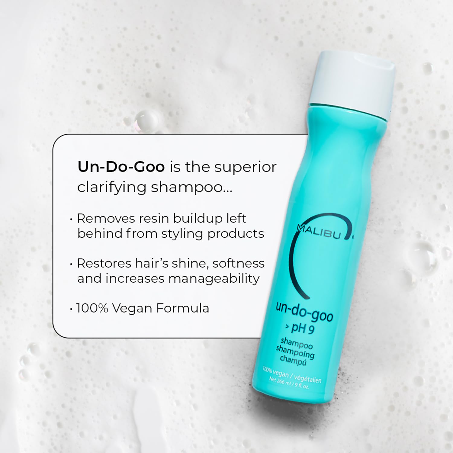 Malibu C Un-Do-Goo color-safe-removal proves color-treated hair stays vibrant.