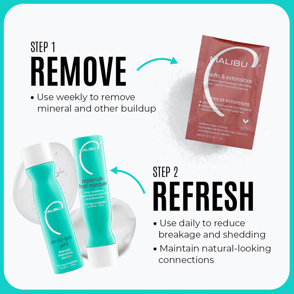 Malibu C Un-Do-Goo color-safe formula for color-treated hair
