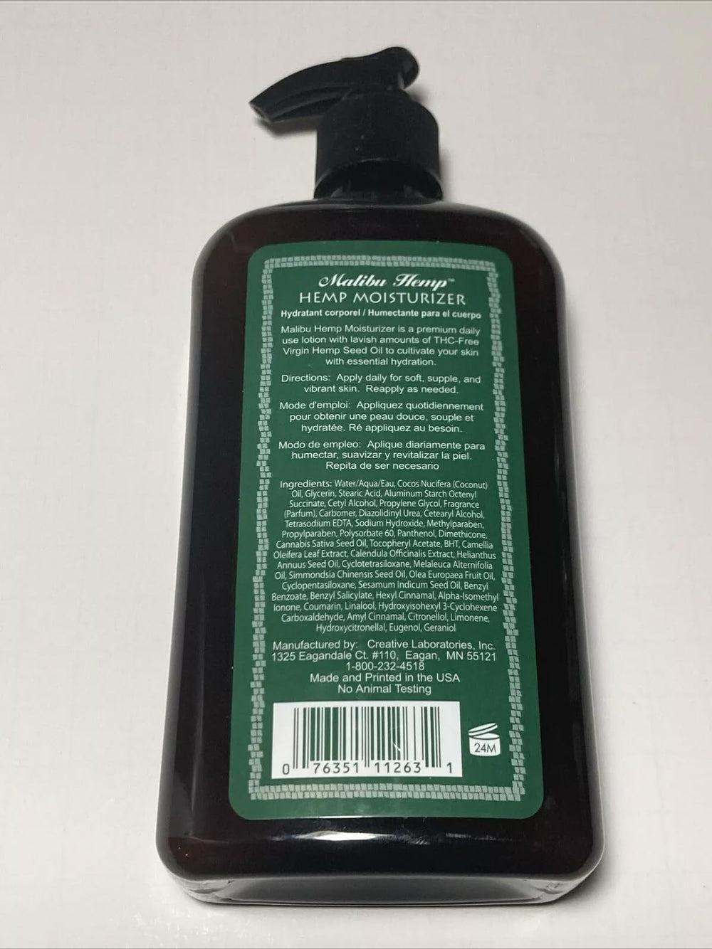 Malibu Tan Body Lotion texture swatch shows smooth, non-greasy feel.